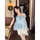 ເສື້ອເຊີດແຂນບໍ່ມີຄໍ chiffon ຄໍສາຍດຽວສໍາລັບແມ່ຍິງລະດູຮ້ອນ ເສື້ອຢືດສັ້ນບາງໆ