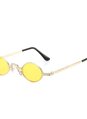 潮流欧美金属小框太阳镜复古框太阳眼镜时尚外贸墨镜女网红款眼镜