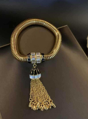 欧美西洋电镀蛇骨项链复古中古设