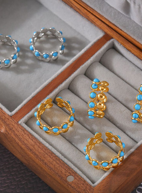 欧美时尚简约个性双层饰品圆牌拼