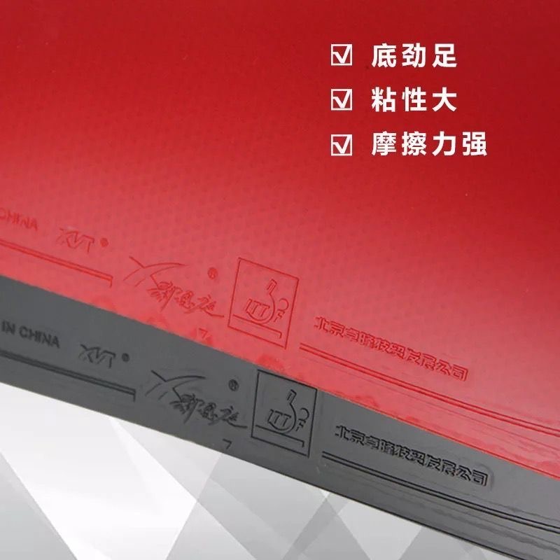 正品郗恩庭套胶乒乓球训练对套 反胶皮普及套球馆训练班 专业套胶 - 图1