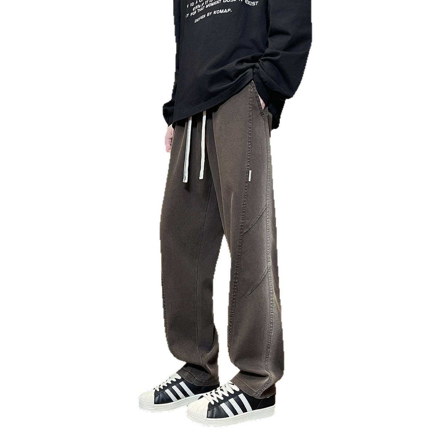 石狮市锦帅弘越服装有限公司裤子男春秋季新款休闲裤青少年宽松直,淘宝优惠券,粉丝福利购,淘宝优惠卷