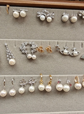 蝴蝶结耳钉女款简约百搭饰品礼物送女友