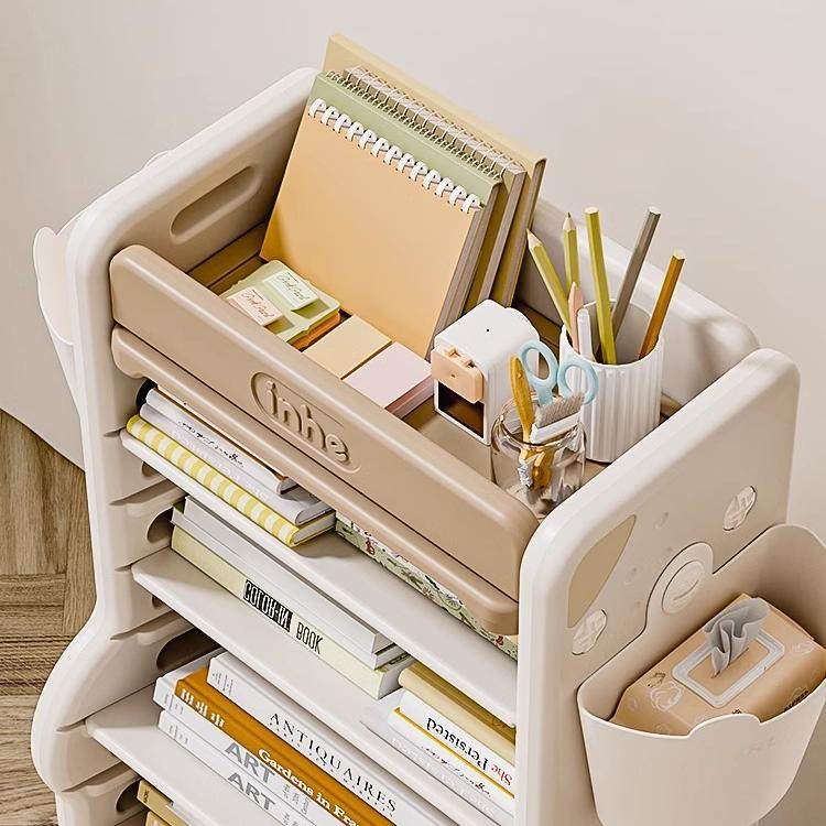 儿童书架结实可移动家用书本收纳架落地稳固整理简易宝宝收纳神器,淘宝优惠券,粉丝福利购,淘宝优惠卷