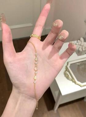 葫芦手链女镀银小众设计气质手环