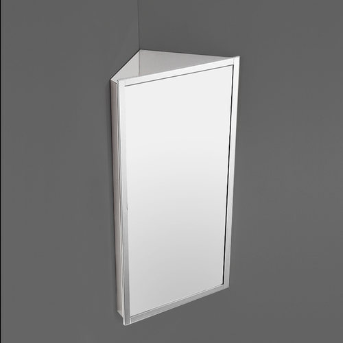 诺亚方舟不锈钢小户型卫浴镜柜卫生间转角三角吊柜厕所直角储物柜 - 图3