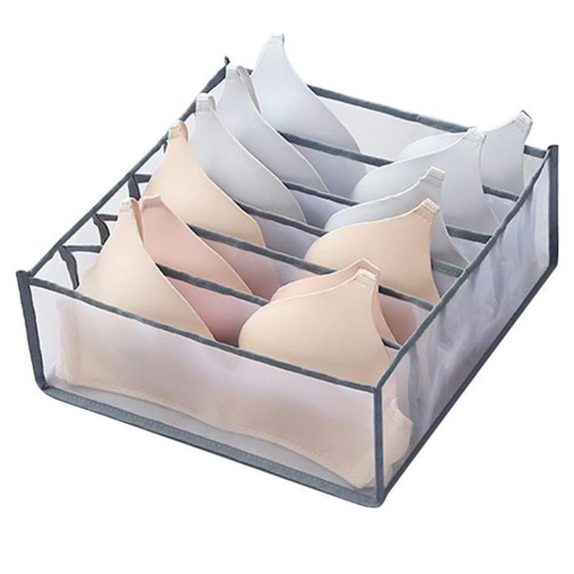 storage box 7 grids bra organizer foldable drawer organizer - 图2