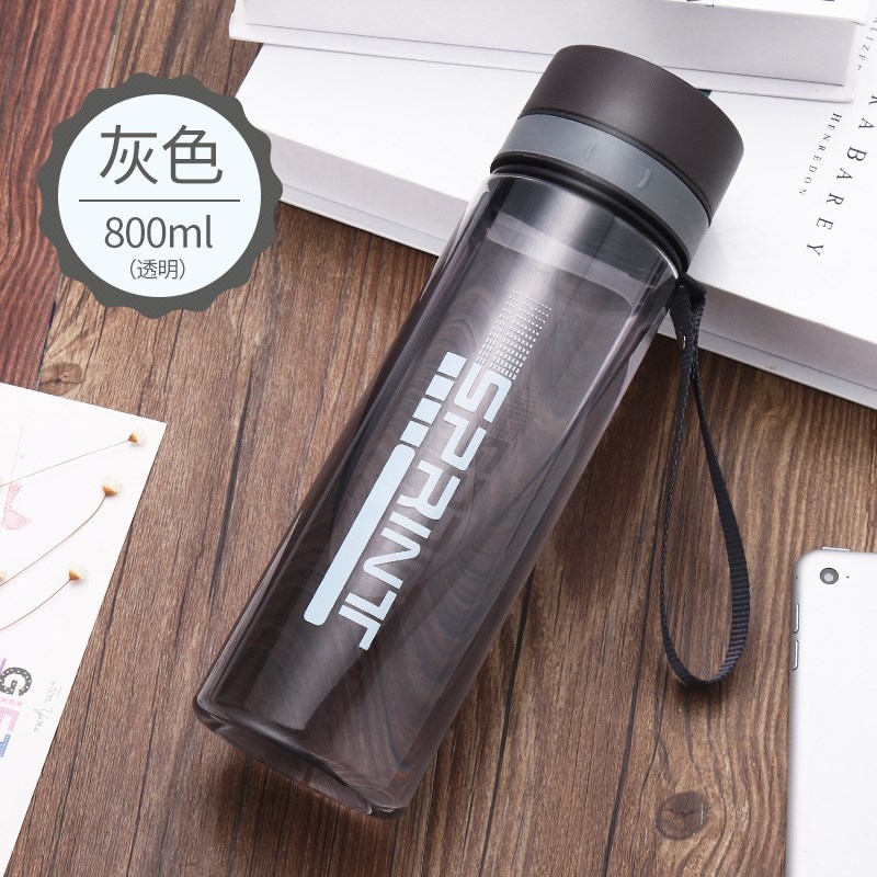 Plastic Water Bottle Cup Drink Bottles 630/800/1000ml - 图0