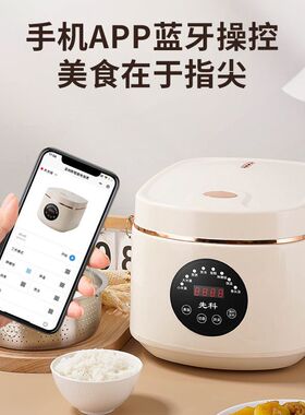 先科电饭煲5L智能语音家用大容量多功能电饭锅3-4人预约定时内胆