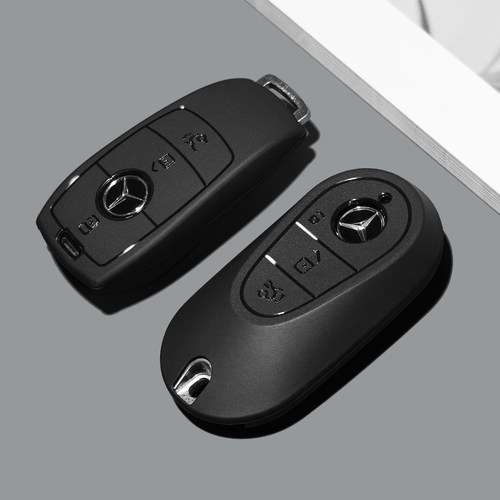 适用奔驰v260l c180老款e300 glc gle320车glk扣gla壳c200l钥匙套 - 图0