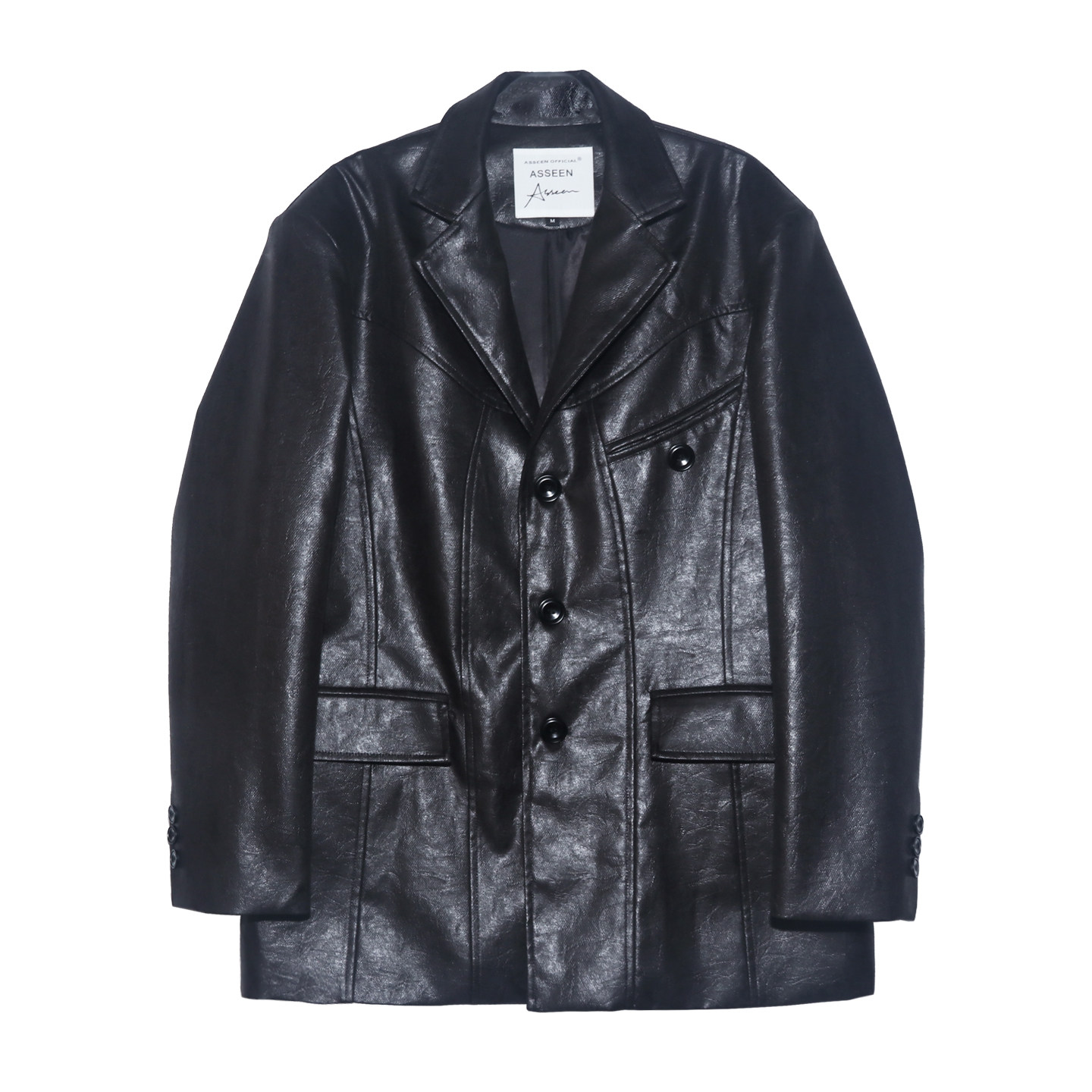 ASSEEN尔幸 进口涂层面料复古西装 男女同款,淘宝优惠券,粉丝福利购,淘宝优惠卷