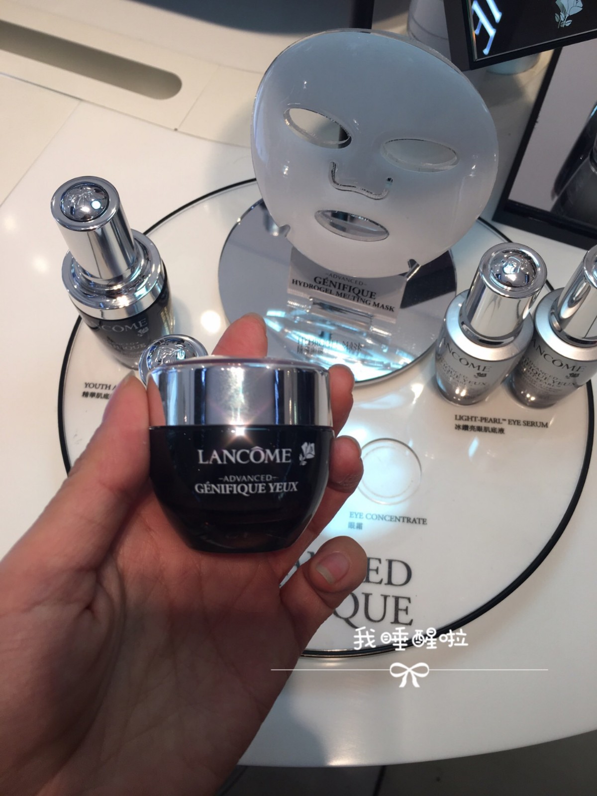 专柜正品Lancome兰蔻小黑瓶眼霜15ml修复细纹保湿