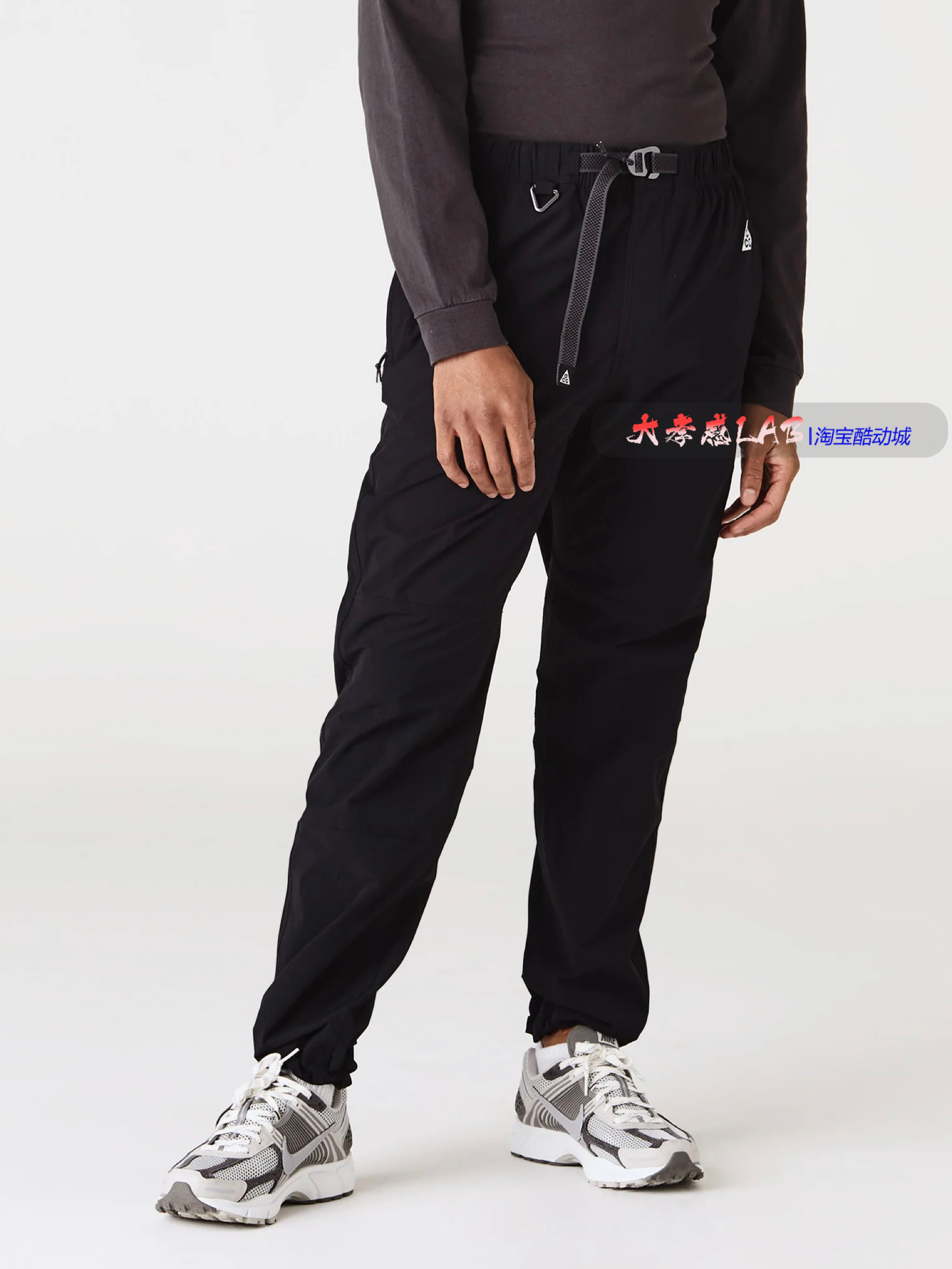 Nike ACG 户外机能拒水直筒宽松运动休闲梭织男子长裤 DR4792-010 - 图0