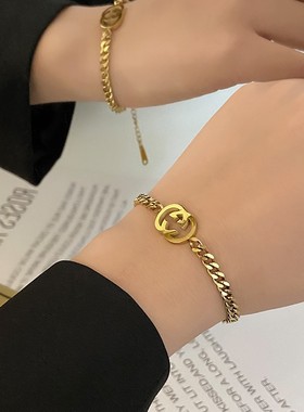 气质手链小众钛钢简约