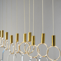 Clothing Store Hooks Gold Wire Rings Hung Clothes Rings Hung Shop Supplies Hanging Chain Hanger Racks