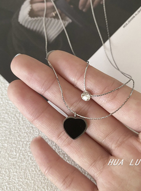 轻奢小众设计感叠戴项链颈链