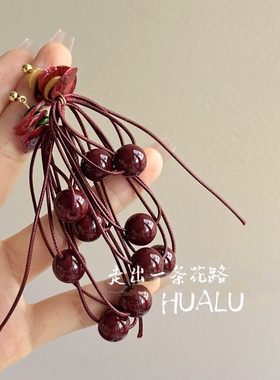 HUALU-红豆相思~复古安可拉红色