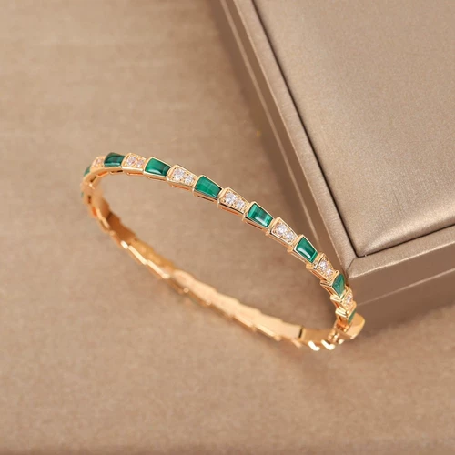 Золотой импортный браслет, 18 карат, розовое золото, США, простой и элегантный дизайн