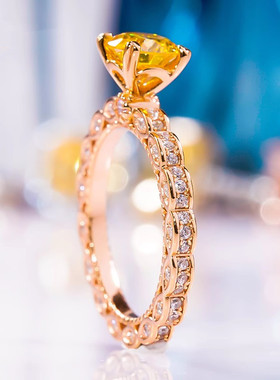 莫桑石群镶花边藤蔓四爪