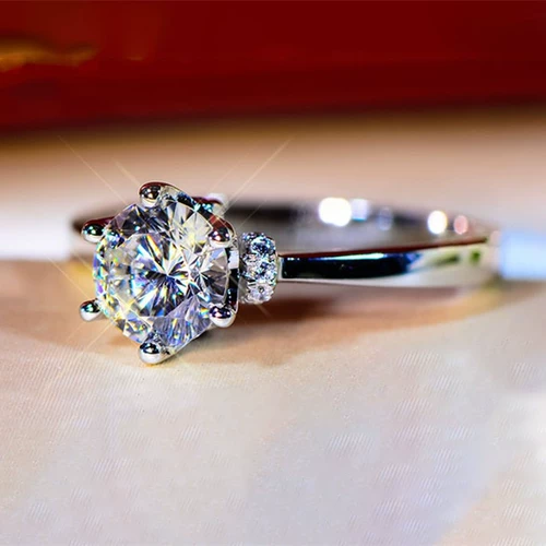 Платиновое импортное рубиновое обручальное кольцо на день Святого Валентина, платина 950 пробы, подарок на день рождения