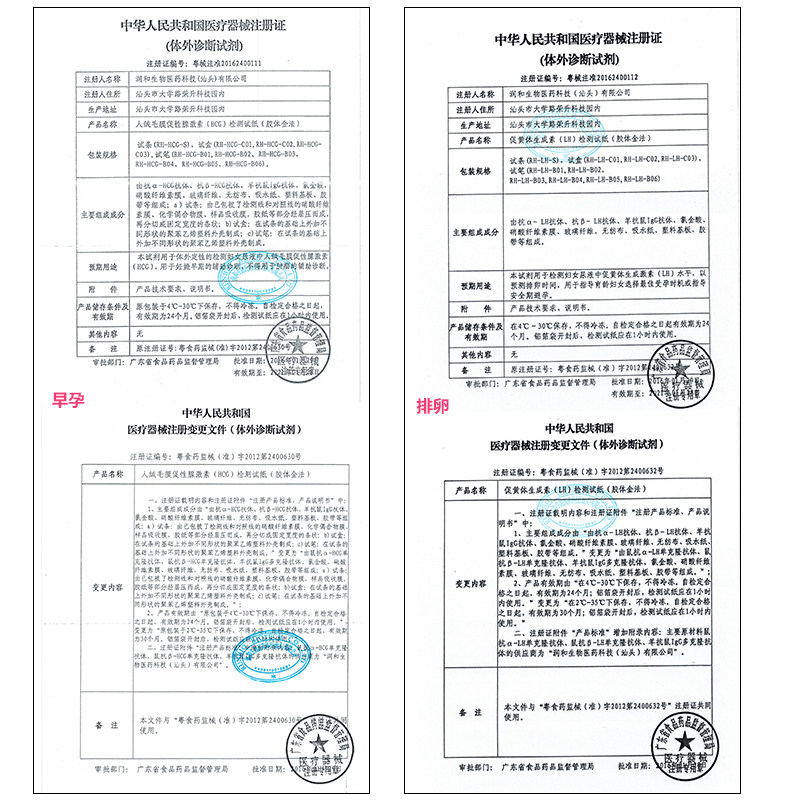 大卫怀孕测孕试条hcg条早孕试纸 起航医疗器械验孕试纸/排卵试纸