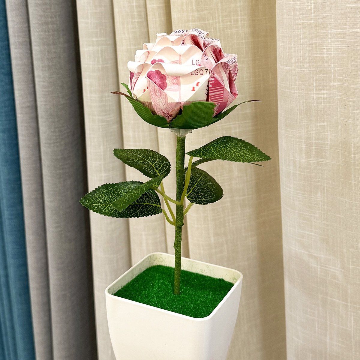 母亲节520礼物有钱花花束材料现金手工自制玫瑰花材料diy练功券,淘宝优惠券,粉丝福利购,淘宝优惠卷