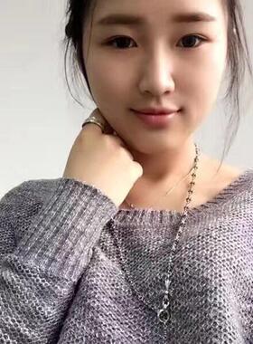 潮流朋克CH925纯银罗马复古心十字架吊坠项链男女毛衣链情侣颈链