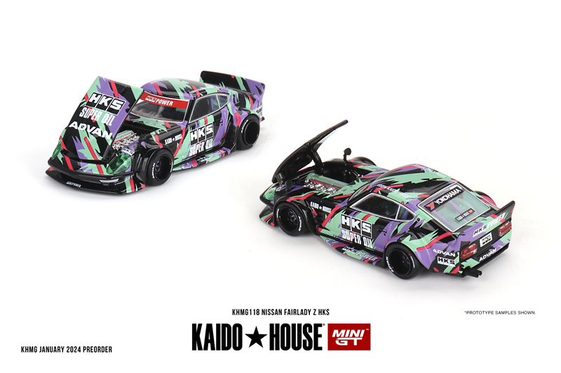 Kaido House + MINIGT Nissan Skyline GT-R (R33) Active Carbon - 图2