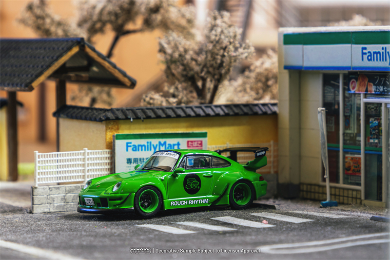 Tarmac Works 1:64 RWB 993 Rough Rhythm Fuel Fest合金车模-图1