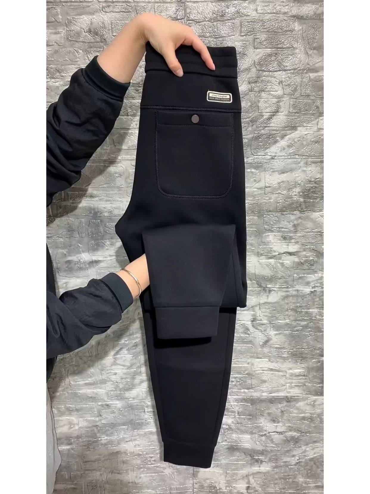 春秋季针织棉加厚运动裤卫裤休闲裤男士灰色弹力百搭青年小脚裤潮,淘宝优惠券,粉丝福利购,淘宝优惠卷