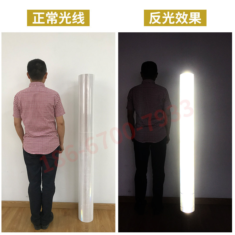 agv反射柱叉车导航无人3m反光柱 3m春泽反光膜