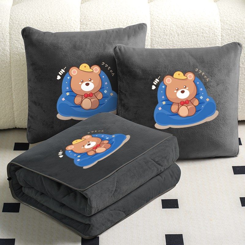 加厚两用抱枕被子办公室折叠午睡枕头毯子二合一沙发汽车靠枕车载,淘宝优惠券,粉丝福利购,淘宝优惠卷
