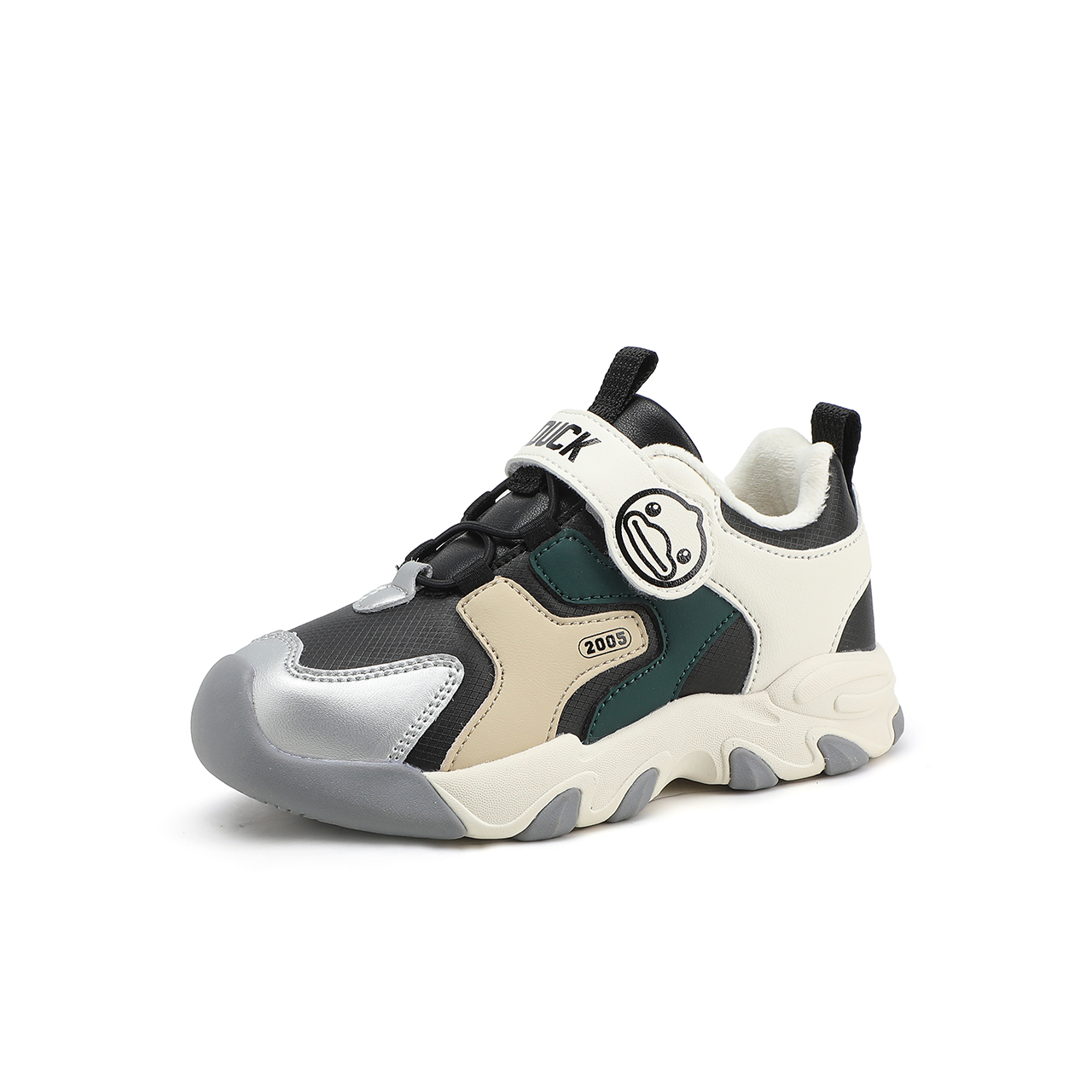 B.Duck小黄鸭童鞋男童运动鞋二棉冬季新款儿童鞋子女童棉鞋宝宝鞋