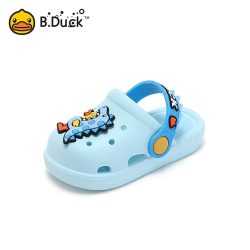 B.Duck, детские нескользящие летние тапочки в стиле Crocs подходит для мужчин и женщин, мягкая подошва