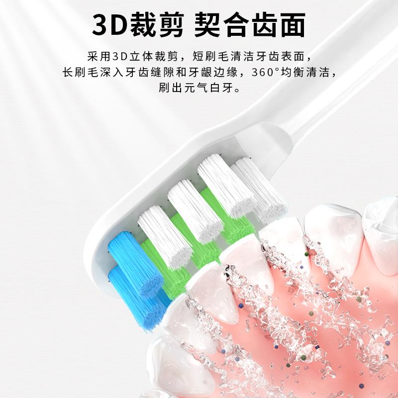 适配京东京选JX/J.ZAO电动牙刷头小白ET101/109京造大白301jzct01 - 图1