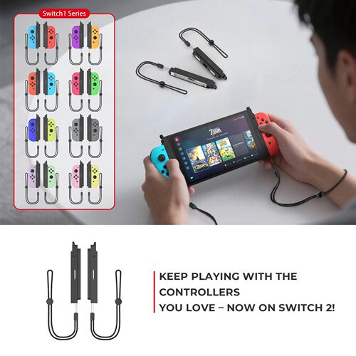 正品Switch一代手柄转Switch2主机转接器 NS JOYCON手柄连接器 - 图2