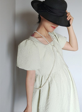 珍珠身体链仿珍珠交叉女