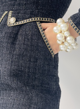 ARTIST 小众设计感重工珍珠手镯女高级感轻奢手环手饰手链