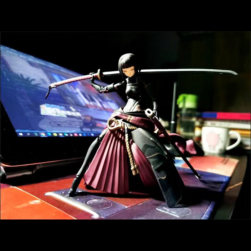 模型 优质版figma 549 RONIN 浪人 流浪武士 机娘 可动手办摆件 - 图1