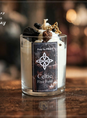 Celtic FiveFold 「凯尔特五重结」守护净化烟熏菠萝香薰愿望蜡烛