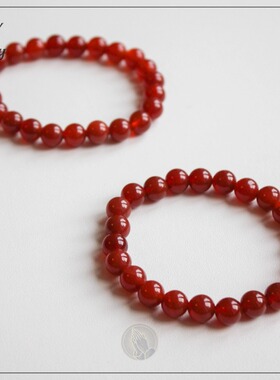 PRAY「区别市面」收藏级天然精品红玛瑙水晶手链爱情正y补充力量