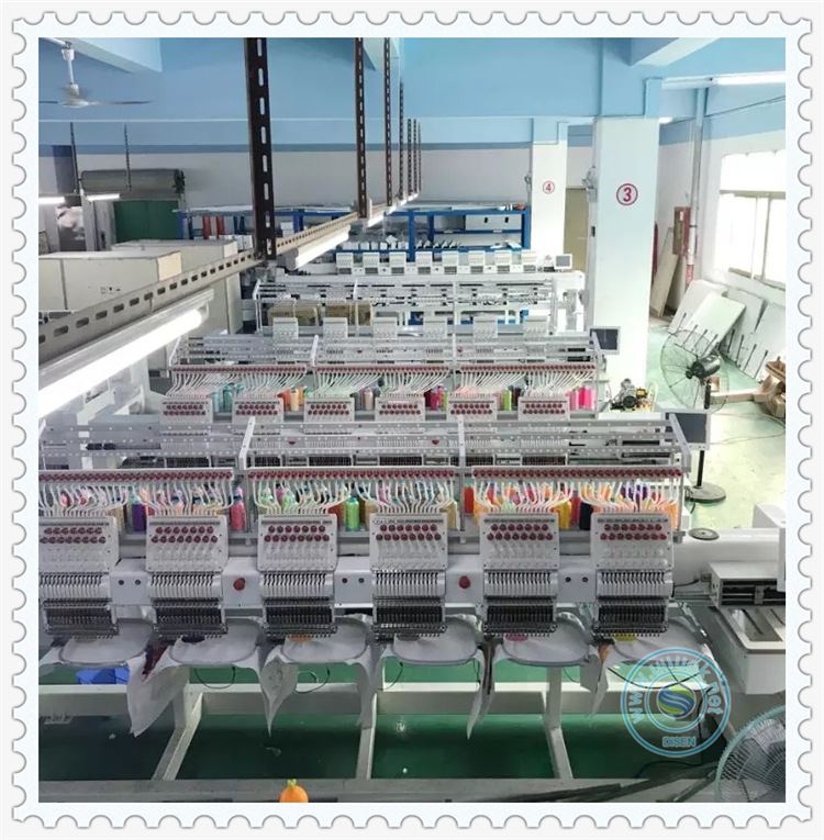 十头全自动电脑绣花机 电脑帽绣机 computer embroidery machine - 图0