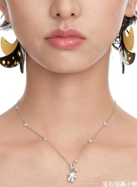 YVMIN尤目结晶宝石mini熊项链