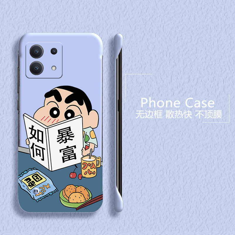 蜡笔小新适用红米note13手机壳note14pro无边框note12散热Turbo4pro/3新款半包11e超薄11tpro+硬Note10防摔女,淘宝优惠券,粉丝福利购,淘宝优惠卷