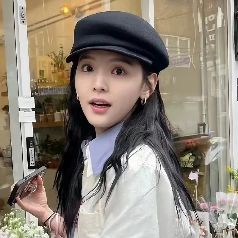 高品质秋冬季羊毛复古报童帽女显脸小百搭洋气贝雷帽法式羊毡帽子,淘宝优惠券,粉丝福利购,淘宝优惠卷