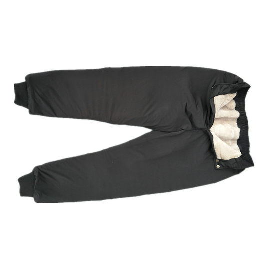 Shearling fur all-in-one cotton pants sheepskin plus velvet thickening