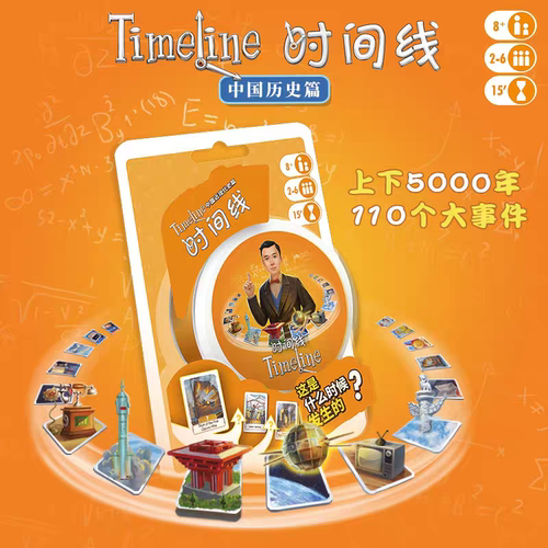 Timeline时间线中国近现代史发明历史篇古代篇记忆力亲子互动桌游 - 图0