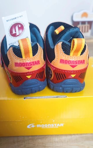 日本MOONSTAR月星鞋学步鞋红色汽车春秋 现货 断码处理 假一罚十 - 图1