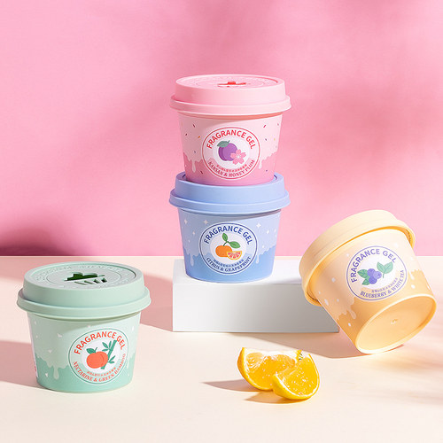 MINISO名创优品冰淇淋香薰膏室内卫生间清新芬芳中和异味花果香 - 图1