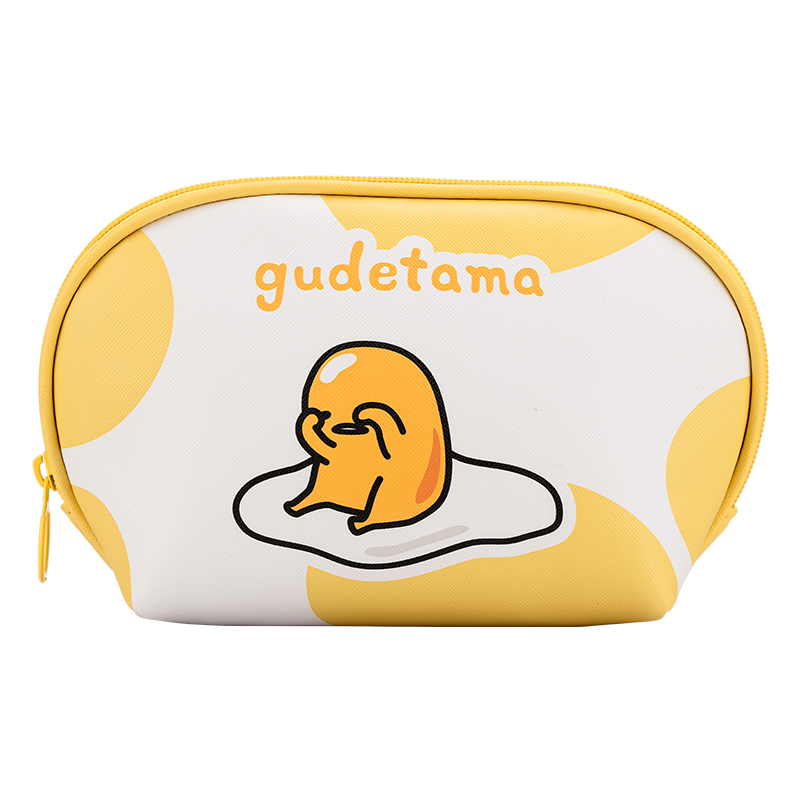 miniso名创优品旗舰店MINISO名创优品  Gudetama蛋黄哥化妆包  可爱简约便携旅行收纳包0
